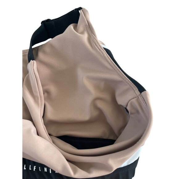 All Fenix Ivy Beige‎ Multi Color Block High-Impact Sports Bra Size Medium $65 - Picture 14 of 14